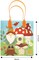 TINYMILLS Garden Gnomes Mushroom Woodland Fairies Party Favor Treat Bags Goodie Bags with Handles Pack of 12
